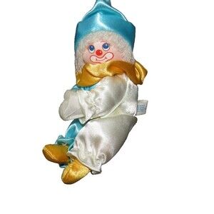 Vintage 1984 American Greetings Amtoy Inc Clown Clip On Decoration
